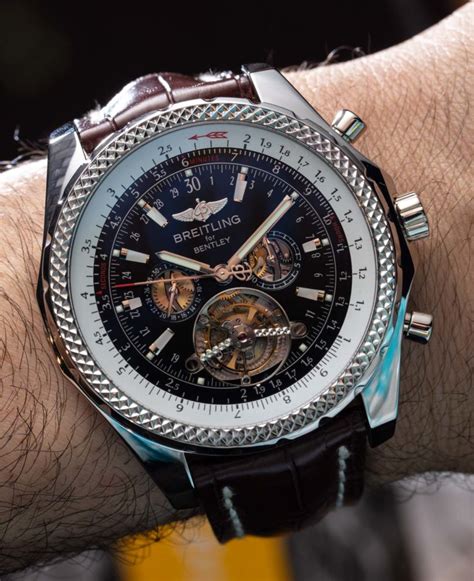 breitling bentley mulliner tourbillon black dial price|breitlin bentley mulliner clock.